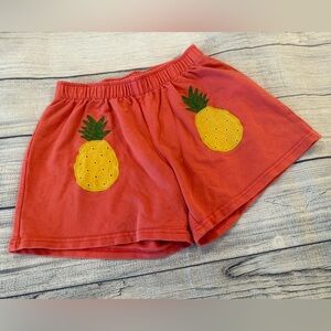 GYMBOREE Shorts with Pineapple Embroidery/size 12